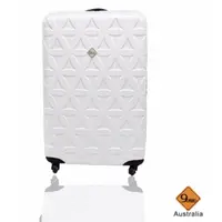 在飛比找蝦皮購物優惠-gate9行李箱 白色 花造型 輕硬殼旅行箱/行李箱 造型行