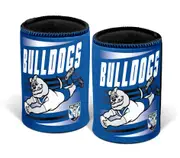 Canterbury Bulldogs NRL Retro Mascot Beer Can Bottle Cooler Stubby Holder Cosy