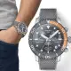 【TISSOT 天梭】官方授權 水鬼 Seastar 1000 海洋之星300米潛水三眼計時手錶 送行動電源(T1204171708101)