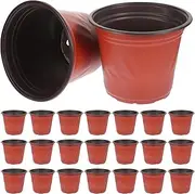 Alasum 50Pcs Seedling Starter Pots Durable Nursery Pots for Flowers Succulents and Plants for Indoor and Outdoor Gardening