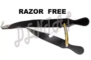 LEATHER STROP STRAP BELT FOR STRAIGHT RAZOR SHARPENING+ RAZOR FREE