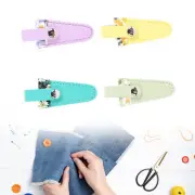 Scissor Protective Case Premium Leather Stain Proof Embroidery Needlework Sewing