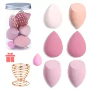 8Pcs Makeup Sponges Set- 7Pcs Beauty Sponge Blenders and 1 Bottle 1 Holder for B
