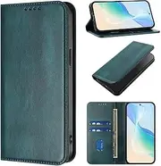 Cover Compatible with Motorola Edge 30 Neo 5G,[PU Leather+Shell] Compatible with Motorola Edge 30 Lite 5G Flip Stand Magnetic Closure Card Slot Wallet DeepGreen