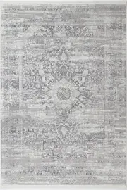 Celestial Medalion Grey Rug
