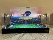 Buffalo Bills Premium 2 Mini Helmet display case with LED lights