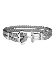 [Paul Hewitt] Phrep Grey Nylon Bracelet PH-PH-N-S-Gr-L