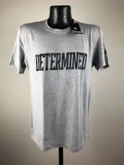 Men’s Adidas Climalite Ultimate Tee Determined Gray Cotton SS Shirt Small