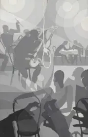 Aaron Douglas : Charleston : 1928 : Archival Canvas Art