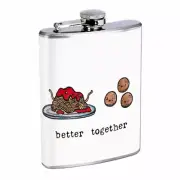 Better Together Em25 Flask 8oz Stainless Steel Hip Drinking Whiskey