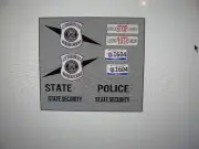 Michigan State Capitol Police Vehicle Decals 1:64 two for one money