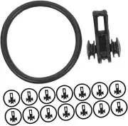 BCOATH 20Pcs Durable Bait Hooks Keeper for Outdoor Fishing Lightweight Fixed Hooks Practical Fishing Tools for and Safe Use for Anglers and Fishing Kits