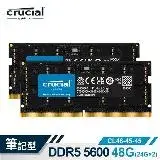 在飛比找遠傳friDay購物精選優惠-【Micron Crucial】NB-DDR5 5600/4