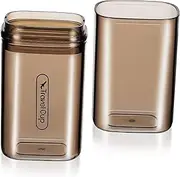 SHERCHPRY Travel Toothbrush Holder with Cover Portable Toothpaste Container Multi Functional Rinsing Cup Lightweight Travel Case for Camping Business and Home Use Leak Design Durable Pet