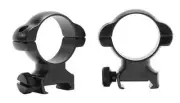 NEW Pecar Optics 30mm Weaver Style Scope Rings High with Nut Steel 2pc Picatinny
