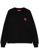 The Elder Statesman Palms Cashmere Jumper - Black - S (UK8-10 / S) S (UK8-10 / S)