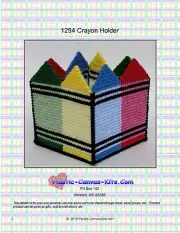 Crayon Holder/Caddy-Plastic Canvas Pattern or Kit