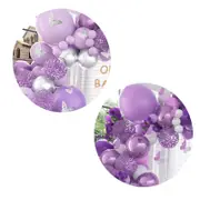 Butterfly Garland Arch Kit Purple Birthday Party Wedding Decor Balloons
