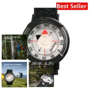 Rugged and Lightweight Northern Hemisphere Wrist Compass - Ideal for Camping