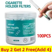 100X Cigaret Cigarette Holder Filter,Tar-proof Filtrator Healthy Portable DS-300