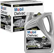 Mobil Delvac Extreme 122454 Diesel Engine Oil, 10W-30, 4 Gallons