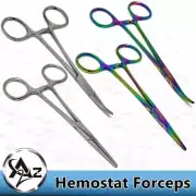 Mosquito Hemostat Locking Forceps Curved & Straight Stainless Steel Instruments