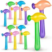 Multi-Colored Inflatable Hammer - 12 Pack - Assorted Neon Mallets