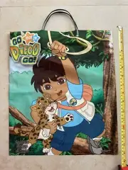 Diego Go! Party Nick Jr. (Dora The Explorer) large plastic gift bags Lot Of 12 ￼