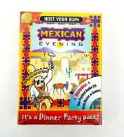 Host Your Own Mexicn Evening Dinner Party Pack Cheatwell CD Music Games NEW