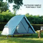 Outdoor Camping Tent Foldable Bunk Bed Tent Portable Single Person Marching Bed