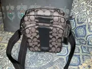 Coach Heritage Stripe Flight Shoulder Bag F70589 Handbag Camera Unisex Crossbody