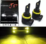 LED Kit M10 100W H8 3000K Golden Light Two Bulbs DRL Daytime Cornering Angel Eye