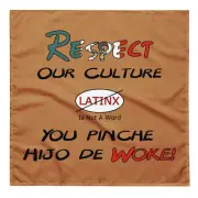 "Latinx Is Not A Word" Bandana Anti-woke Latino Hispanic Culture Pride Mexican