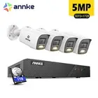 ANNKE 5MP Home Security Camera System 8CH NVR Two Way Audio Color Night Vision