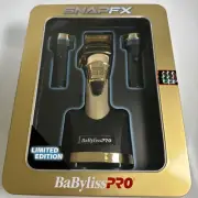BabylissPro Snap FX Gold Clipper w/ Dual Batter System FX890GI Limited Rare New