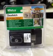 Whitco Black Matt Deadlatch - W750617
