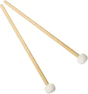 Vaguelly 1 Pair Timpani Mallets Sticks with Felt Heads Handles for Percussion Enthusiasts for Professionals and Students Produces Rich Sound and Rhythmic Clarity