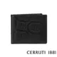【Cerruti 1881】限量2折 頂級義大利小牛皮8卡短夾 全新專櫃展示品(5412M)
