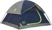Sundome Camping Tent, 2/3/4/6 Person Dome Tent with Snag-Free Poles for Easy Set