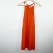 Mossimo Orange High Neck Sleeveless Shift Mini Dress Women's Size X-Small XS NWT