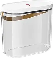 Food Storage Containers with Lids, Food Storage Containers, BPA-Free Stackable Kitchen Pantry Organizers and Storage, One Button Opening Flour and Sugar Container Sets (6L)