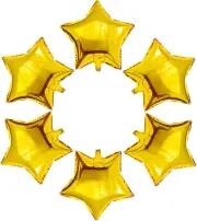 24 Pcs 18" Gold star Balloons Foil Balloons Mylar Balloons for Baby Shower Ge...