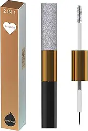 Glitter Design Lash Mascara, Smudge Proof Glitter Mascara, Lengthening Volumizing Mascara, Decorative Sparkling Mascaras 7g for Makeup, Indoor, Outdoor, Travel, Parties