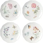 [Lenox] Butterfly Meadow 4-Piece Dinner Plate Set, 5.47, Multi, 891268