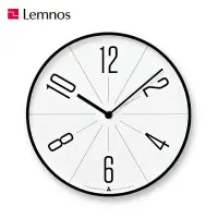 在飛比找Yahoo!奇摩拍賣優惠-茶藝師 現貨日本進口Lemnos時鐘GUGU系列簡約時尚黑白