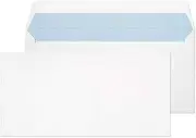 Blake Premium Office DL 110 x 220 mm 120 GSM Peel & Seal Wallet Envelopes (32215) Ultra White Wove - Pack of 500