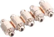 Tofficu 10pcs Rose Gold Magnetic Clasps for Jewelry Strong Connector Fasteners for DIY Necklaces Bracelets Anklets Effortless Magnetic Design for Easy Wear