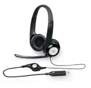 Logitech H390 USB Headset Adjustable,USB,2 Years Noise Cancelling Micophone Headphones In-line Audio Controls 981-000485