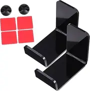 Yardenfun 2pcs Gaming Headset Stand Durable Headphone Hook Hanger for Desk Compatibility Prevents Scratches and Damage Elegant Design for Gamers and Audio Enthusiasts