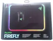 RAZER FIREFLY Chroma Cloth Gaming Mouse Pad: Customizable Chroma RGB Lighting